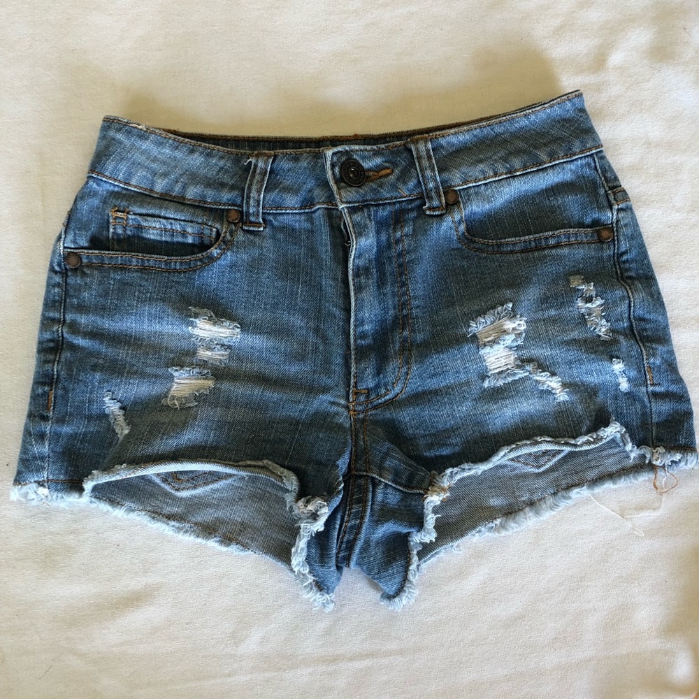 High waisted shorts